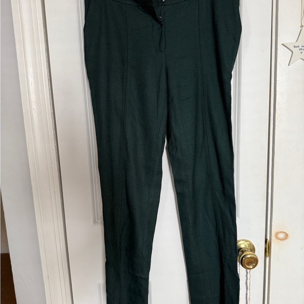 Diane Von Furstenburg Dark Green Trousers